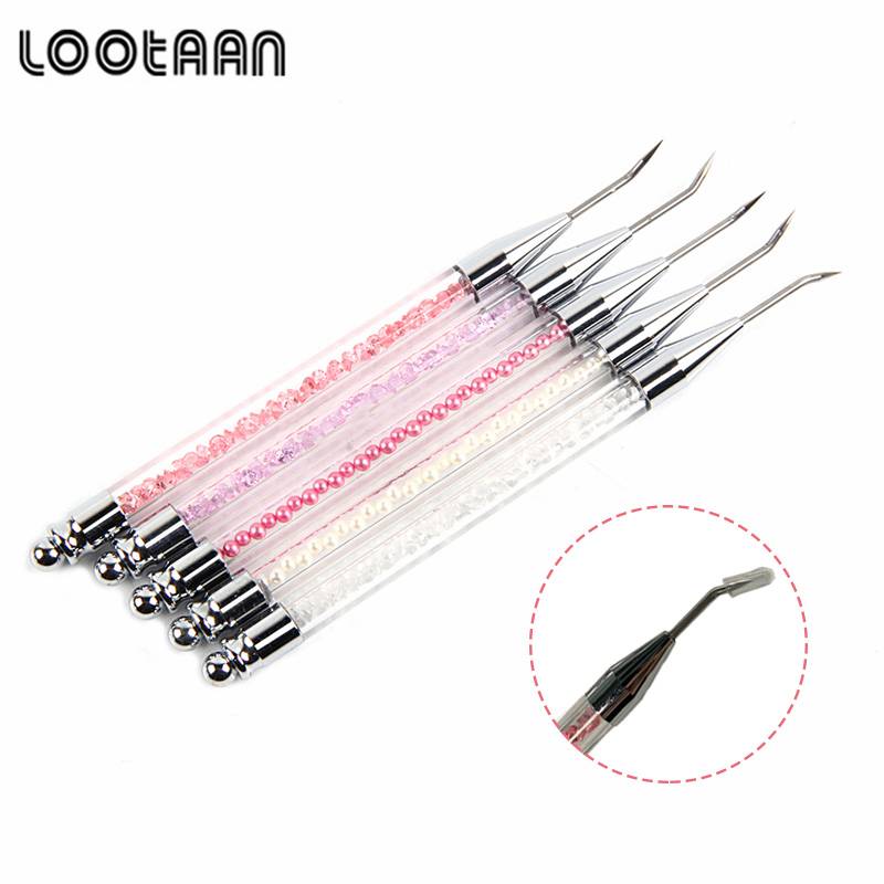 New Arrival Rhinestone Handle Lash Separating Tool Stainless Steel Lash Lift Tool Eyelash Extension Tools